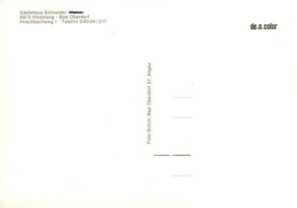Hindelang Gaestehaus Schneider – Bild 2