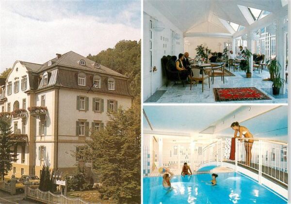 Bad Kissingen Sanatorium Altenberg Gastraum Hallenbad
