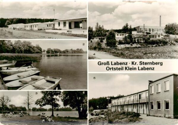 Labenz Bungalows des FDGB Erholungsheimes Wille Schroeder Klein Labenzer See Bad