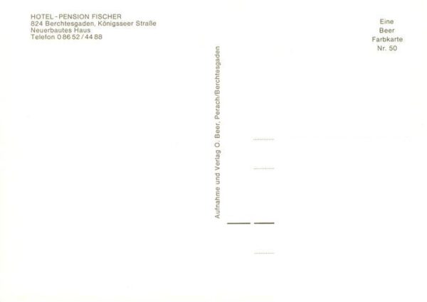 Berchtesgaden Hotel Pension Fischer – Bild 2