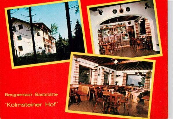Kolmstein Bergpension Gaststaette Kolmsteiner Hof Gastraeume