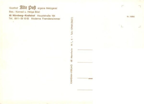 Kraftshof Nuernberg Gasthof Alte Post Gastraum – Bild 2