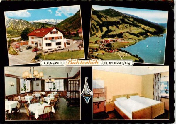 Buehl Alpsee Immenstadt Allgaeu Alpengasthof Buehlerhoeh Gastraum Zimmer Flieger
