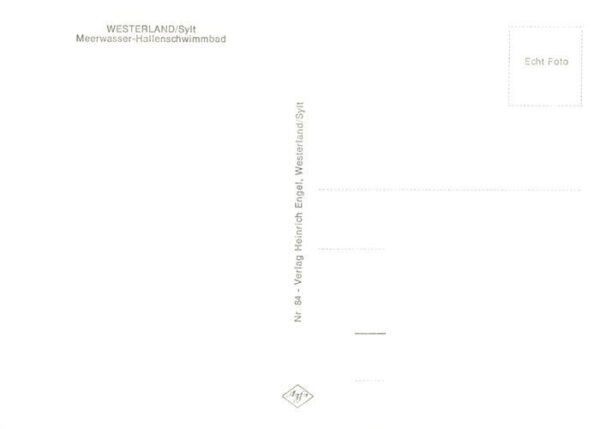 Westerland Sylt Meerwasser Hallenschwimmbad – Bild 2