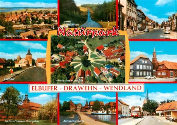 Wendland Hitzaker Elbe Luechow Gartow Hoebeck Elbuferstrasse Wendisches Runddorf