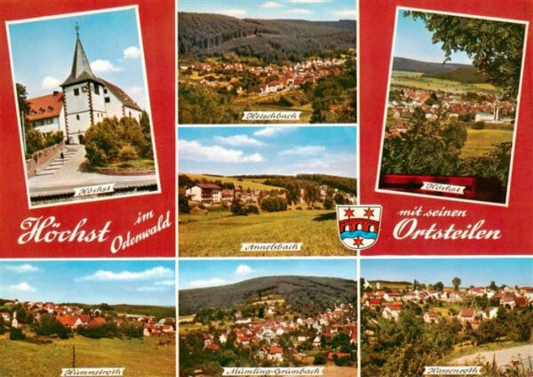 Hoechst Odenwald Kirche Hetschbach Annelsbach Hummetroth Muemling Grumbach Hasse