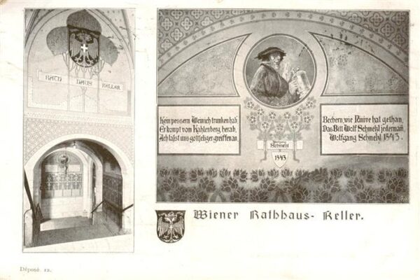 Wien AT Wiener Rathaus Keller Details