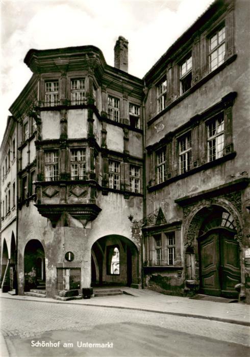 Goerlitz  Sachsen Schoenhof am Untermarkt aeltestes Renaissancehaus