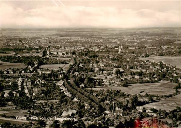 Goerlitz  Sachsen Blick von der Landeskrone