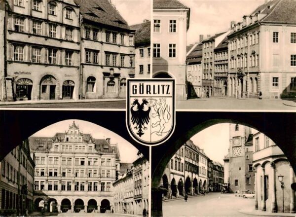 Goerlitz  Sachsen Untermarkt Ratsapotheke Neissestrasse Neues Rathaus Hirschlaub