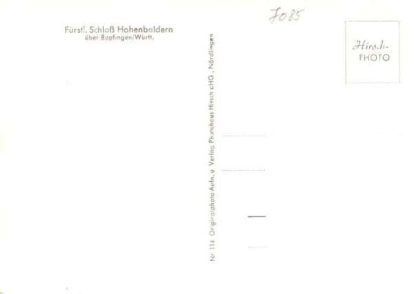Bopfingen Ipf Fuerstl Schloss Hohenbaldern – Bild 2
