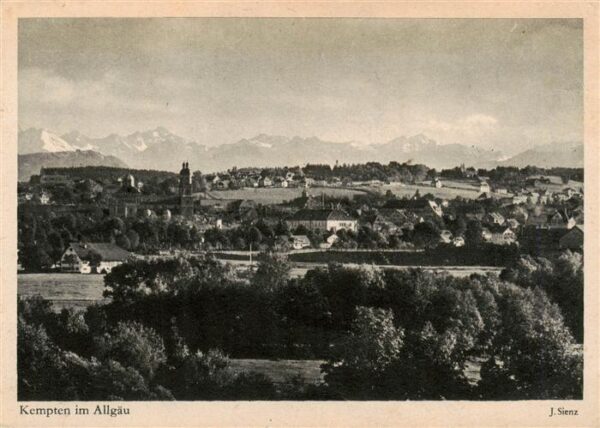 Kempten Allgaeu Panorama