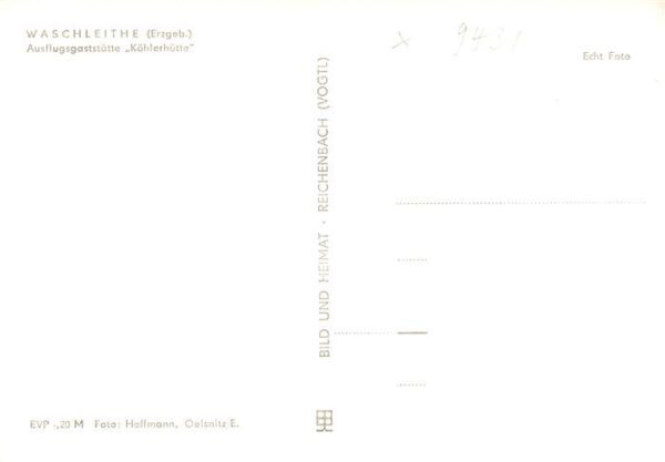 Waschleithe Ausflugsgaststaette Koehlerhuette – Bild 2