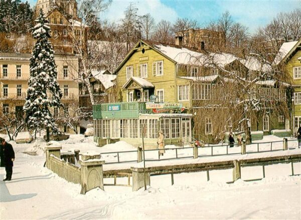 Krynica Morska Ostseebad PL Fragment Bulwarow Dietla