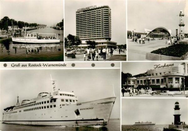 Warnemuende Ostseebad Am Alten Strom Hotel Neptun Gaststaette Teepott und Leucht