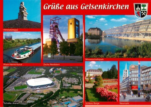 Gelsenkirchen Himmelstreppe Rhein Herne Kanal Zeche Nordstern Wissenschaftspark
