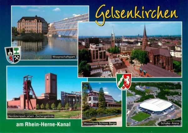 Gelsenkirchen Wissenschaftspark Nordsternpark Wasserburg Schloss Berge Schalke A