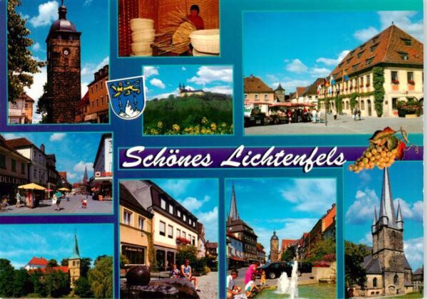 Lichtenfels Bayern Teilansichten Motive Innenstadt Korbstadt