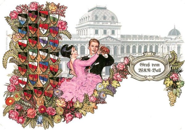 Wien AT Universitaet Alma mater Rudolfina WKR-Ball Wappen