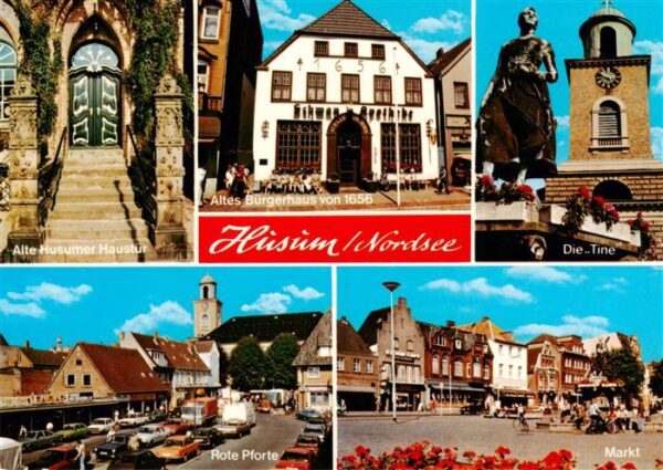 Husum  Nordfriesland Alte Husumer Haustuer Rote Pforte Altes Buergerhaus 17. Jhd