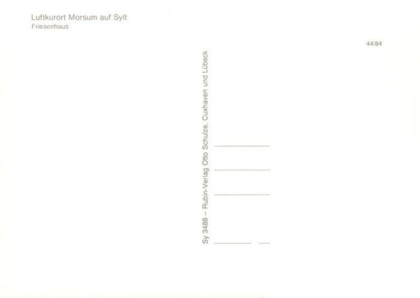 Morsum Sylt Friesenhaus – Bild 2