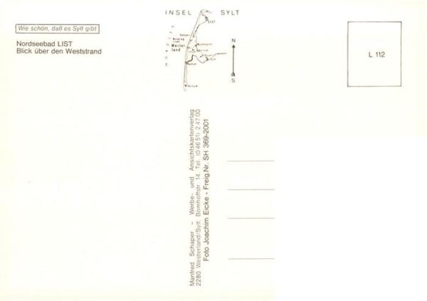 List  Sylt Blick ueber den Weststrand – Bild 2