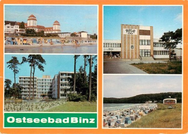 Binz Ruegen Kurhaus FDGB-Erholungsheim Wolin Restaurant Riga Strand