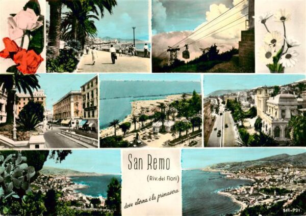 San Remo IT Teilansichten Kuestenpanorama