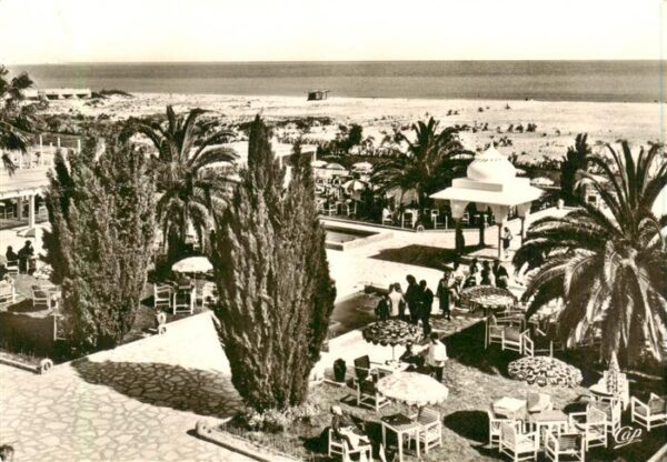Hammamet Tunesie Hôtel Fourati Blick zum Strand
