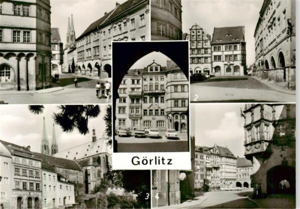 Goerlitz  Sachsen Untermarkt Apotheke Hirschlauben Peterskirche Schoenhof Altsta