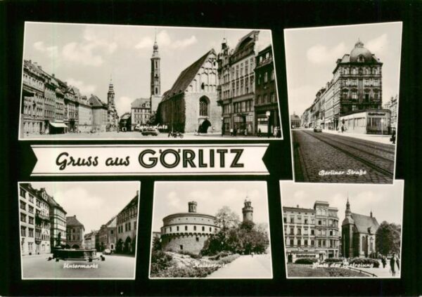 Goerlitz  Sachsen Leninplatz Berliner Strasse Untermarkt Kaisertrutz Platz der B