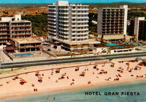 Playa de Palma Mallorca Fliegeraufnahme Hotel Gran Fiesta