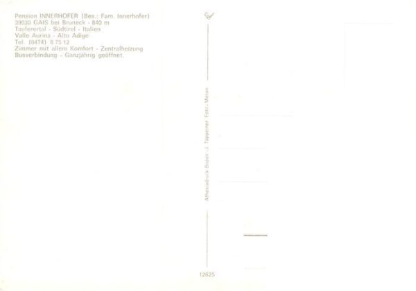 Gais Bruneck Pension Innerhofer – Bild 2