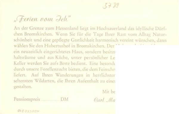Bromskirchen Gaststaette Hubertushof – Bild 2