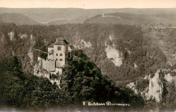Bronnen Schloss Gammertingen Donautal Fliegeraufnahme