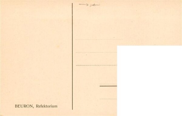 Beuron Donautal Refektorium – Bild 2