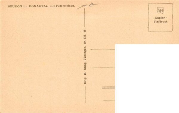 Beuron Donautal mit Peterfelsen – Bild 2