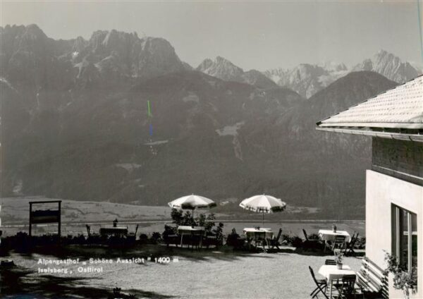 Iselsberg-Stronach Osttirol AT Alpengasthof Schoene Aussicht Panorama