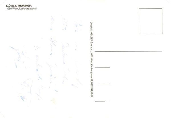 Wien AT KoeStV Thuringia Aquarell – Bild 2