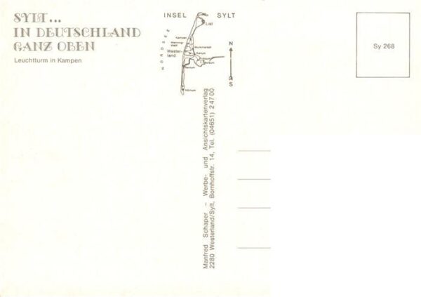 Kampen  Sylt Kampener Leuchtturm – Bild 2