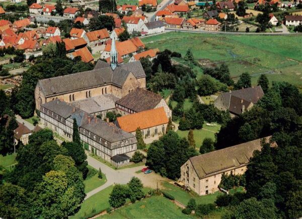 Loccum Ehem Zisterzienserkloster Jetzt ev luth Prediger Seminar Fliegeraufnahme