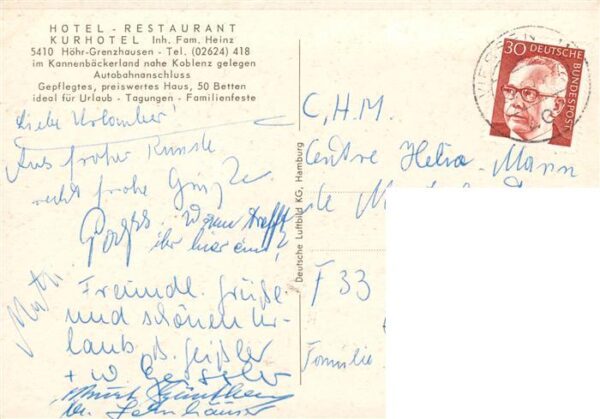 Hoehr-Grenzhausen Hotel Restaurant Kurhotel Fliegeraufnahme – Bild 2