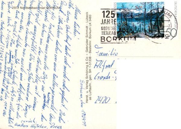 Borkum Nordseeheilbad Fliegeraufnahme – Bild 2