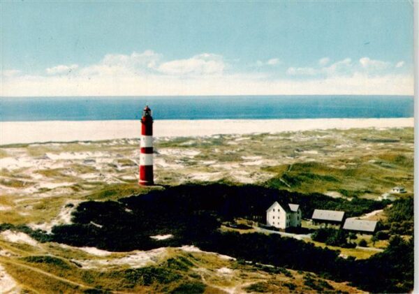 Amrum Leuchtturm Fliegeraufnahme