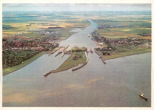 Brunsbuettelkoog Aus Luftbildatalas Schleswig-Holstein Heimatbund