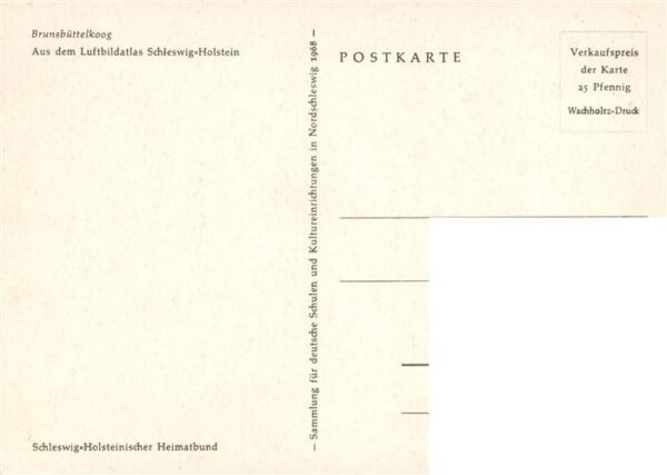 Brunsbuettelkoog Aus Luftbildatalas Schleswig-Holstein Heimatbund – Bild 2