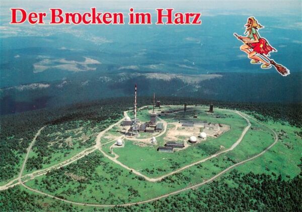 Brocken Harz Fliegeraufnahme