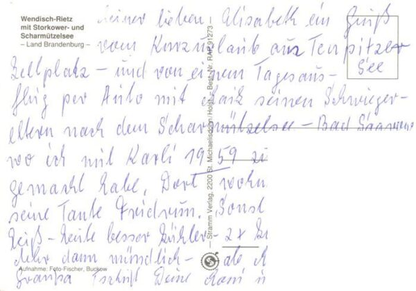 Wendisch Rietz mit Storkower- und Scharmuetzelsee – Bild 2