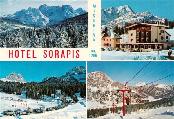 Misurina Veneto IT Hotel Sorapis Wintersportplatz Dolomiten