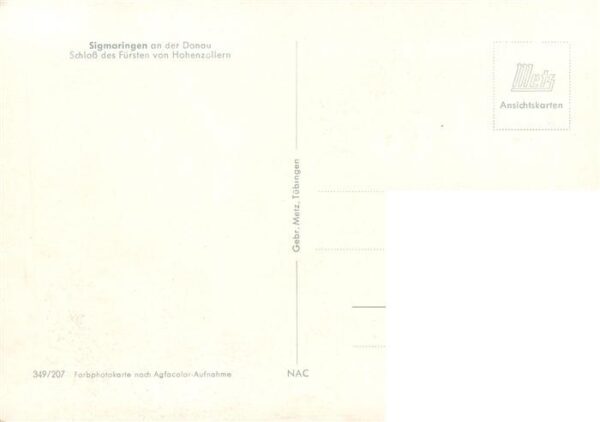 Sigmaringen Schloss des Fuersten von Hohenzollern – Bild 2